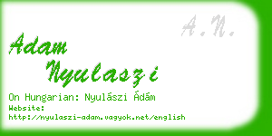 adam nyulaszi business card